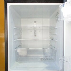 ☆Hisense ハイセンス 2ドア ノンフロン冷凍冷蔵庫 134L HR-G13B-BR ダークブラウン 2021年製 直接引取OK w4252の画像4