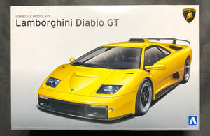  быстрое решение @ б/у распроданный модель . Aoshima 1/24 Lamborghini Diablo GT Lamborghini Diablo GT