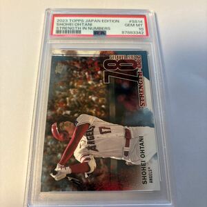 psa10 topps JAPAN EDITION 大谷翔平　STRENGTH IN NUMBERS