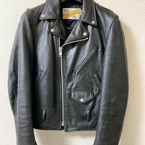 ショット SCHOTT ダブルライダースジャケット made in USA サイズ34 ユーズド