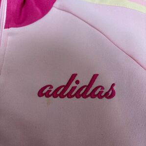 addidas アディダス ガールズ ジャージ 半袖 サイズ160 ピンクの画像2