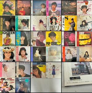 AZ-804 LP レコード 女性 歌手 アイドル アーティスト 30枚 美品 帯付 南野陽子 荻野目洋子 岡村孝子 中森明菜 小川節子 島田理恵 菊池桃子