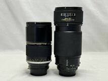 AZ-864 Nikon 一眼 カメラ レンズ 2本 ED AF NIKKOR 80-200ｍｍ F2.8 / ED 180ｍｍ Ｆ2.8 マニュアルフォーカス ニコン シャッター確認_画像2