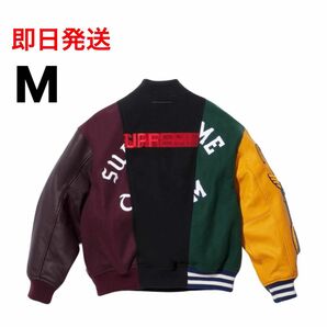 Supreme x MM6 Maison Margiela Split Varsity Jacket Multicolor 