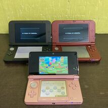 Nintendo 任天堂 3DS まとめて３台 / new3DSLL 3DS LL / 3DS / ソフト3枚 モンスターハンター マリオ_画像9