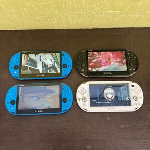 SONY PlayStation PSVITA まとめて４台 PCH-2000 メモリーカード ソフト4枚 ガンダンロンパ UPPERS パワフルプロ野球 いただきストリートの画像9