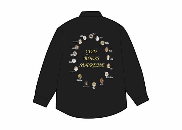 Supreme Our Lady Work Shirt "Black"