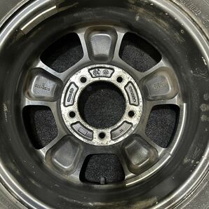 195R16C 104/102Q 6P.R. TOYO/TRANPATH M/T 15年製 スズキ ジムニー 純正 16インチ 5.5J ＋22 139.7 5H 夏タイヤ 4本 (南7-F438)の画像10