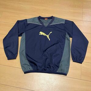 プーマ　ピステ　150 シャカシャカ PUMA ウインドブレーカー フットサル ネイビー　子供