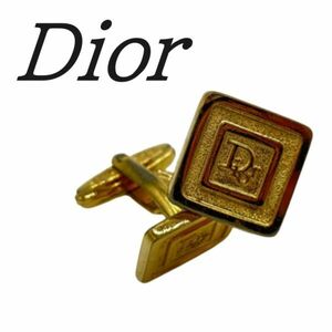 クリスチャン ディオール カフスリンクス Dior ゴールド 金 カフス スーツ　クリスティアンディオール　d12