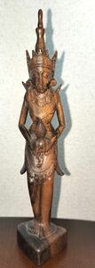 木彫女性像骨董