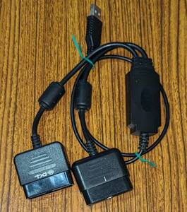 PLANEX USBゲームパッドコンバータ（PS/PS2対応・2ポート) PSX-CV02 