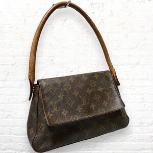 LOUIS VUITTON ルイヴィトン ルーピング モノグラム ハンドバッグ ワンショルダーバッグ レディース