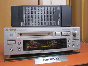 ONKYO MD-105TX operation * condition excellent common remote control attaching 