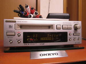 ONKYO MD-105TX 動作・状態良好　共通リモコン・取説付