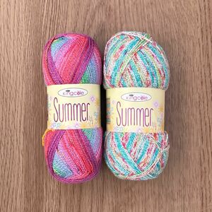 King Cole Summer 4ply 2ｶﾗｰ ﾊﾞﾝﾌﾞｰ・ｺｯﾄﾝ ［ 4566・4575 ］