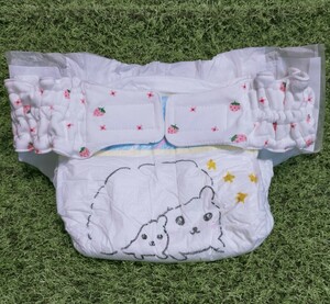  repetition possible to use ... disposable diapers enhancing tape Attachment strawberry small flower 