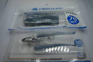 COREMAN コアマン IJ-16 IRONJIGHEAD＆アルカリ70　セット IJ-16 カラー:#002 シルバーヘッド／マイワシ