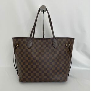 【T0329】LOUIS VUITTON ルイヴィトン ダミエ ネヴァーフルMM トートバッグ ショルダーバッグ ブラウン N51105の画像2