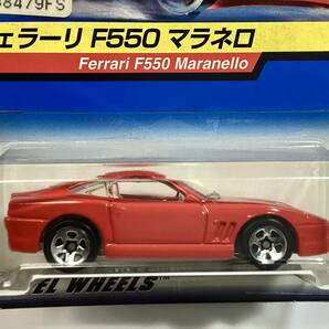 ホットウィール フェラーリ F550マラネロ 日本語カード 1／64 トミカサイズ の画像2