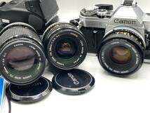 【KT2313】外観良好 CANON AE-1 PROGRAM FD 50mm 1:1.8 一眼レフ フィルムカメラ Canon LENS FD 28mm 1:2.8 s.c FD 135mm 1:2.5 s.c等_画像2