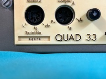 QUAD　クォード 『３３ー３０３』 プリ＆パワーアンプ セット　動作未確認　ジャンク品　部品取や補修などしてご使用ください_画像3