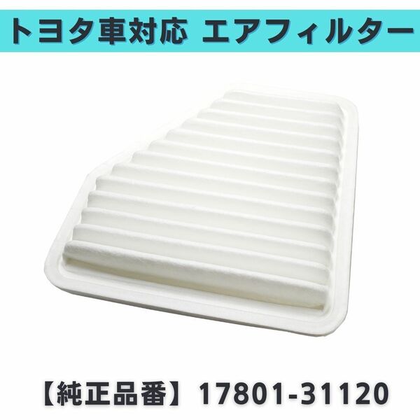 エスティマ ACR50W/55W GSR50W/55W 対応 エアフィルター エアエレメント トヨタ 社外品 互換品 参考純正品番 17801-31120 【EF10】