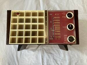真空管ラジオ　東芝うぐいすES　（中波・短波受信は確認しておりますが整備前提でお願いします）