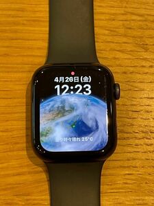 Apple Watch アップルウォッチ SE44mm GPSモデル スペースグレイアルミニウムケース ミッドナイト