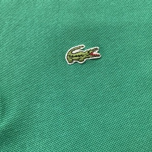 フランス製 ラコステ Lacoste ポロシャツ グリーン サイズ３フレンチ フレラコの画像3