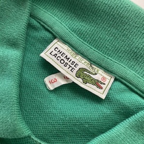 フランス製 ラコステ Lacoste ポロシャツ グリーン サイズ３フレンチ フレラコの画像4