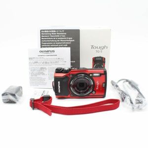 嬉しい本箱・説明書付き！　■ほぼ新品■ OLYMPUS Tough TG-5 レッド