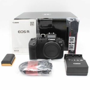 8000ショット以下！嬉しい本箱・説明書付！■ほぼ新品■ CANON EOS R ボディ