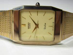 2404 SEIKO Dolce 9521 7J original breath attaching beautiful goods battery replaced 