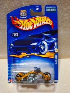 【ホットウィール】　BLAST 　LANE ゴールド　 HOT WHEELS