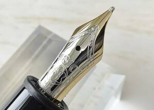 【未使用】 モンブラン 万年筆 マイスターシュテュック 146 ル・グラン 黒 ペン先14K MONTBLANC 箱付き