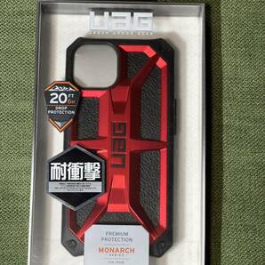 UAG UAG-RIPH21MA-P-CR iPhone 13用 Monarch 耐衝撃ケース ブクリムゾン 未使用品の画像1