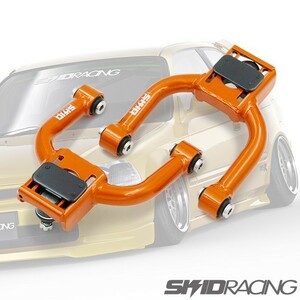 車検OK B品傷アリ EK9 アッパーアーム フロント 調整式 ピロ EK4 シビック TYPE-R スキッドレーシング SKID RACING # :10 A2