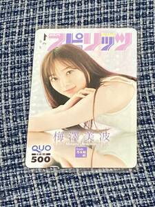 plum . beautiful wave QUO card 