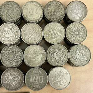 額面スタート 100円銀貨 計399枚 セット まとめ 大量 貨幣 硬貨 日本 鳳凰 稲穂 オリンピック 記念硬貨の画像5