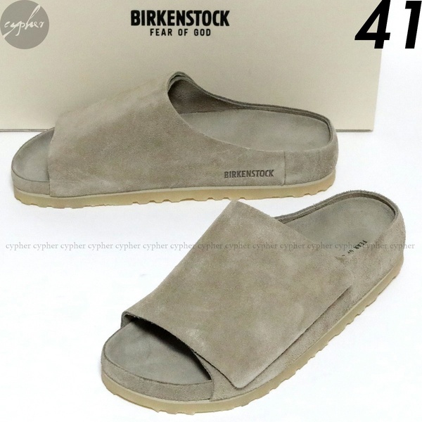 41 26.5cm 新品 BIRKENSTOCK FEAR OF GOD 1774 LOS FELIZ スエード レザー サンダル TAUPE ビルケンシュトック フィアオブゴッド トープ