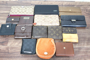 【ト長】ブランド財布 小物入れ まとめ売り GUCCI グッチ Louis Vuitton ルイヴィトン BURBERRY バーバリー など IC000IOE79