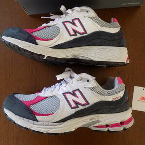 NEW BALANCE ニューバランス ML2002RH US9.5 27.5cm WIDTH D 白 ピンク 美中古の画像5