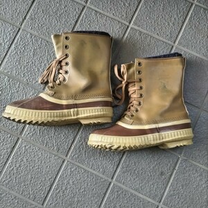 SOREL　防水ブーツ 　23㌢　サイズ６　premium　SOREL　アウトドア　インナー取外し可能