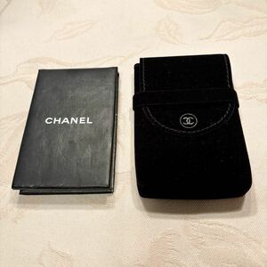 シャネル あぶらとり紙 ミラー CHANEL オイルコントロールティッシュ 専用ケース付 手鏡 コスメ