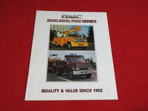 *(7) GMC TRUCK 1982 Showa era 57 catalog *