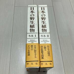 J 1989年初版発行 「日本の野生植物 木本」 2冊一括