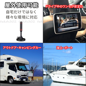 室内アンテナ ポータブル テレビ 地デジ 4K HD ワンセグ ブースター 屋内 アンテナ デジタル UHF VHF TV 小口ロッド 高感度 野外 車載の画像7