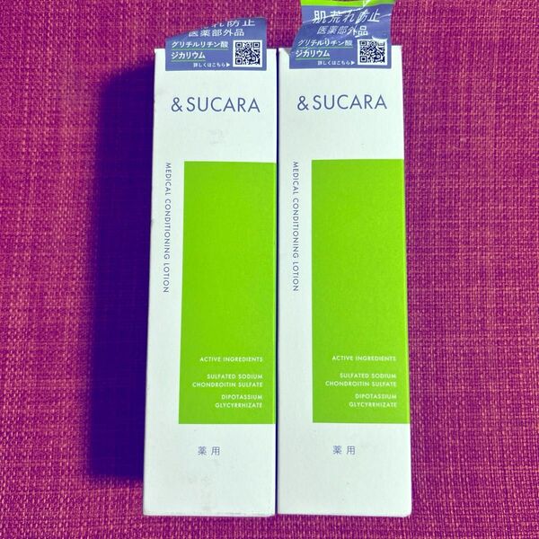 日本薬健　&SUCARA アンドスカラ　薬用コンディショニング化粧水　180ml×2点