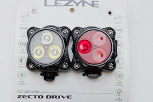  free postage lezyne zecto drive black front rear light USB charge leather in Drive 